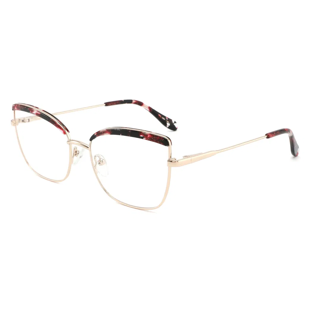 Brand Design Acetate with Metal for Men Women Optical Frames